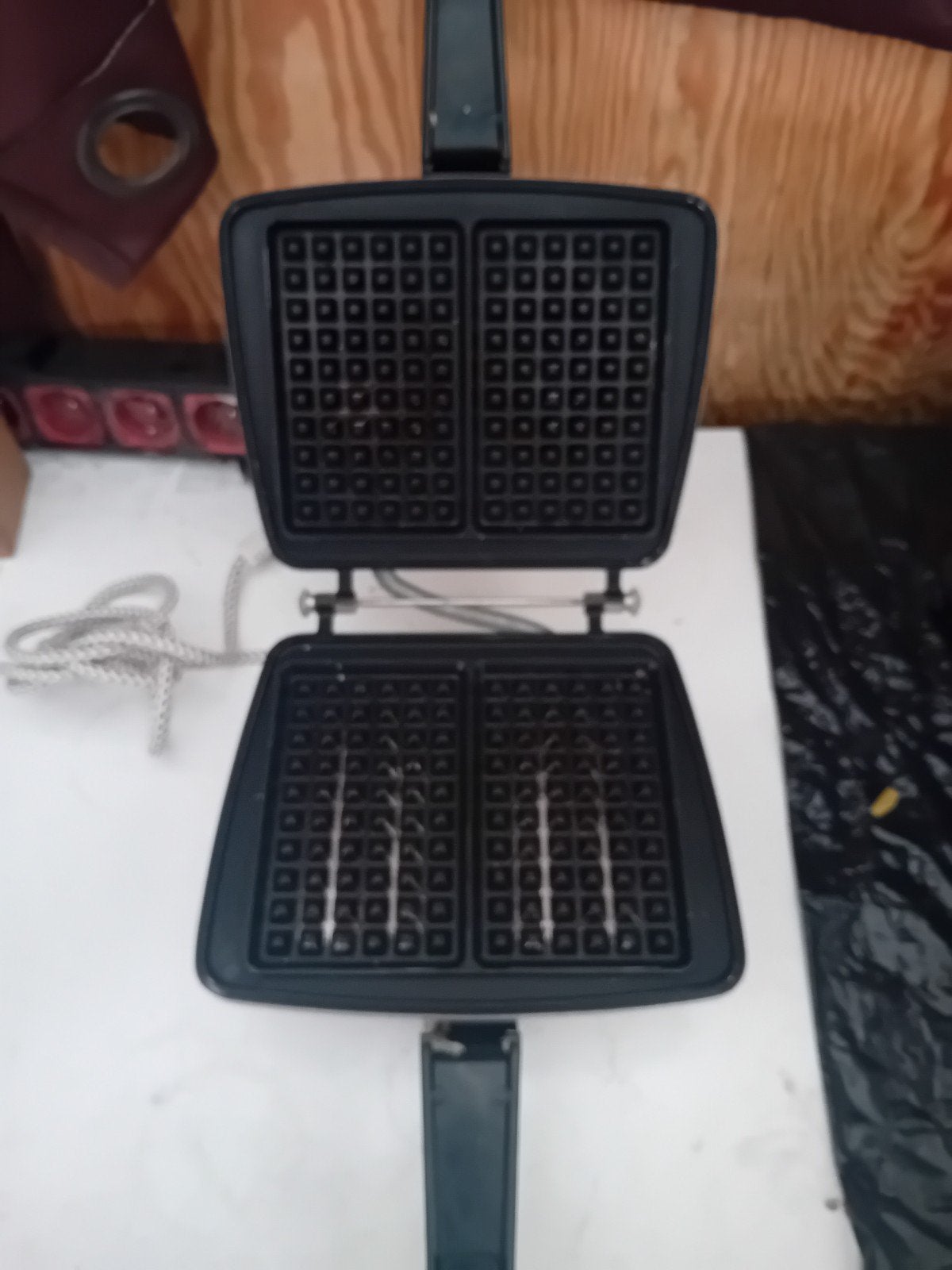 Gaufrier phillips vintage de 1050 Wats avec plusieurs plaque, Ophalen of Verzenden