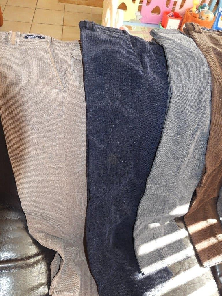 8 FLUWELEN/CORDUROY BROEKEN M48 PRIMA STAAT, Ophalen, Meerkleurig, Maat 48/50 (M), Westbury