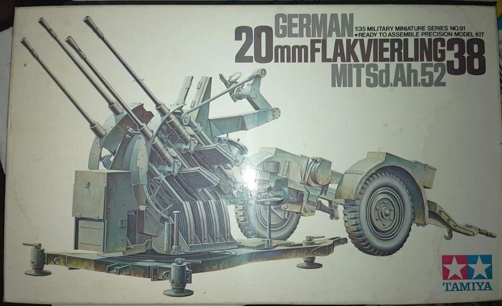 NOUVEAU Tamiya German Flack Quad, Hobby & Loisirs créatifs, Envoi, Neuf, Tamiya