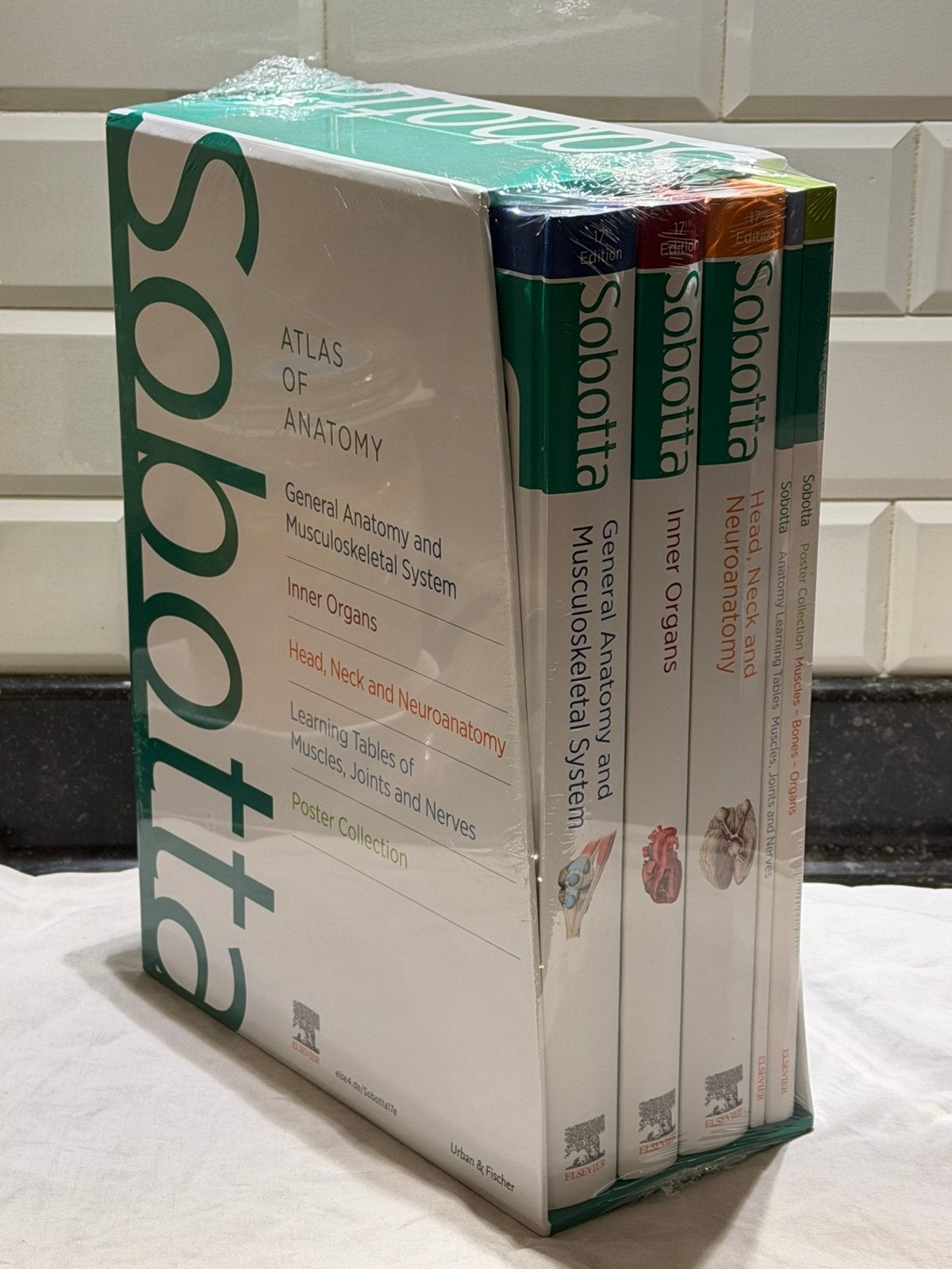 Sobotta Atlas of Anatomy, Package, 17e ed. (sealed), Boeken, Ophalen of Verzenden, Nieuw, Hoger Onderwijs