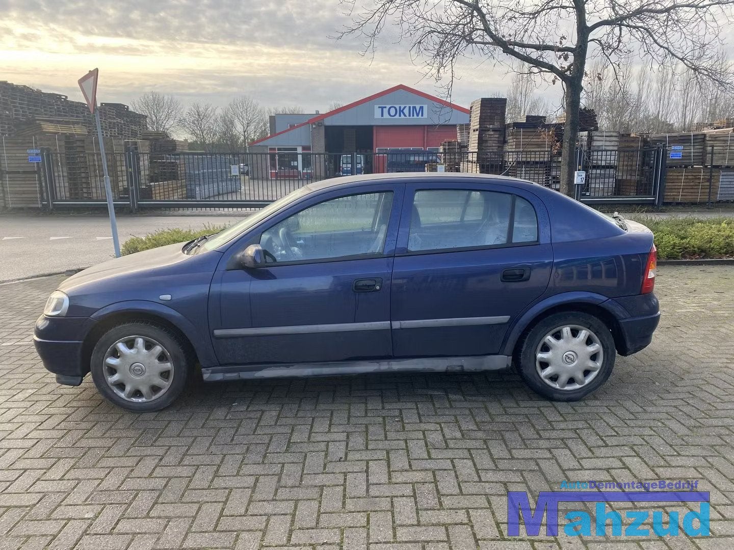 Opel Astra G BLAUW Z282 Linker LA achter deur portier, Auto-onderdelen, Gebruikt, Deur, Opel Automobile GmbH, Kontakt@opel-infoservice.de