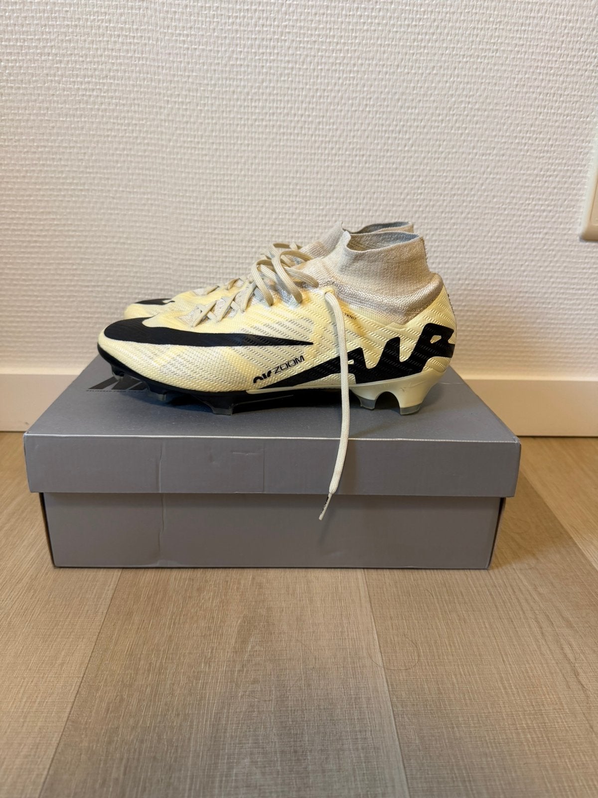 Nike Air Zoom Mercurial Superfly 9 Elite AG Lemonade Maat 42, Ophalen of Verzenden, Zo goed als nieuw, Schoenen