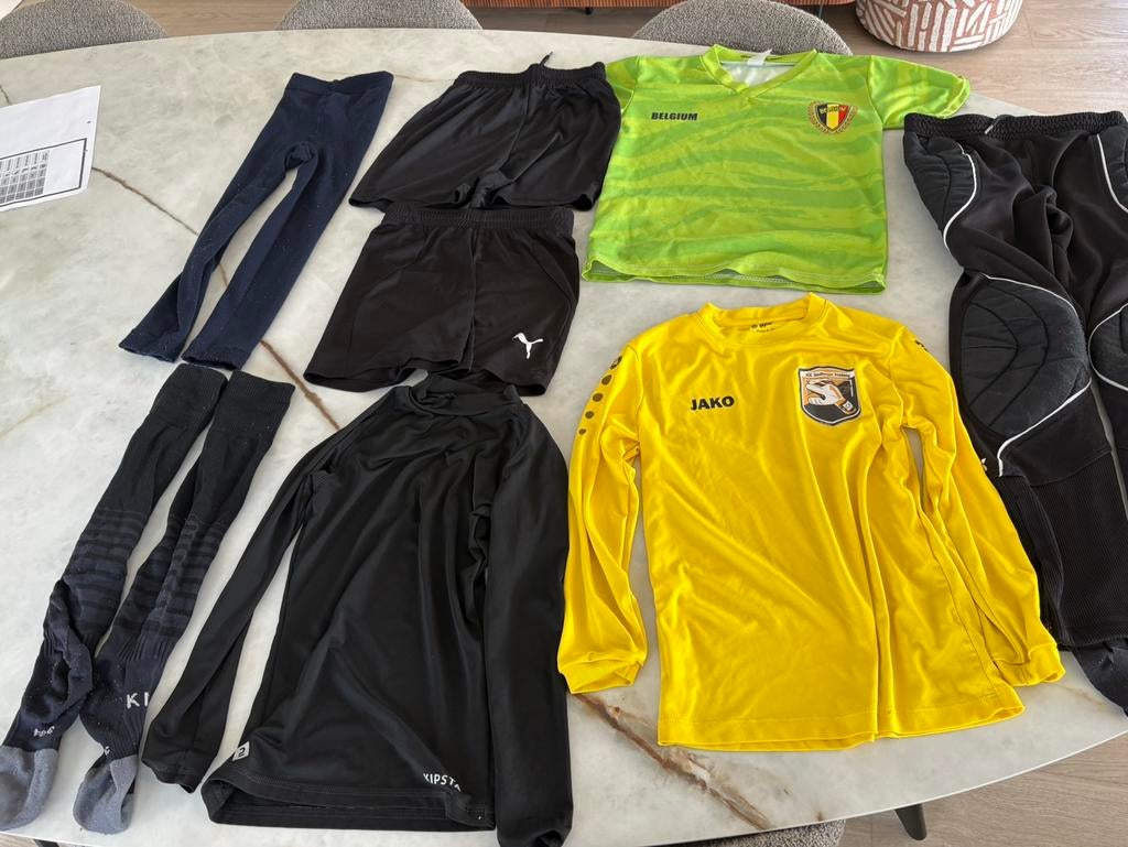 Keeper outfit pakket: 6 tot 10 jaar, Taille XS ou plus petite, Enlèvement ou Envoi, Utilisé, Set