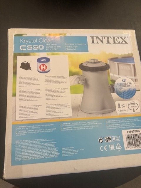 Intex C330 zwembadfilterpomp nieuw in ongeopende doos, Ophalen of Verzenden, Nieuw
