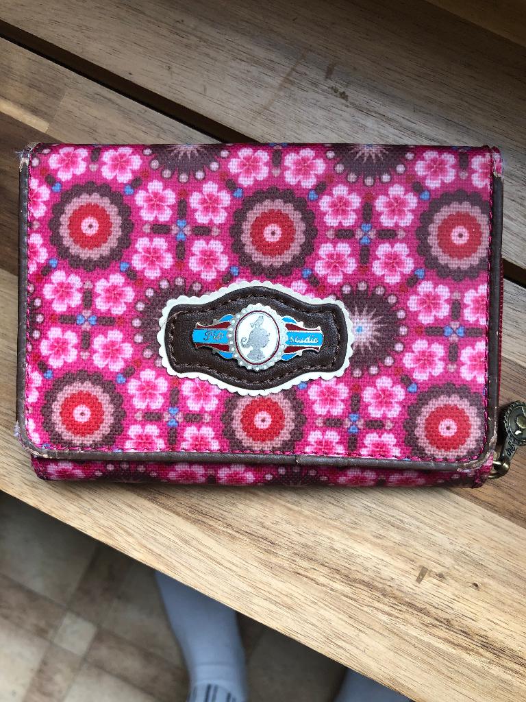 hippe roze pip portemonnee, Handtassen en Accessoires, Portemonnees, Ophalen, Gebruikt, Roze, Overige merken