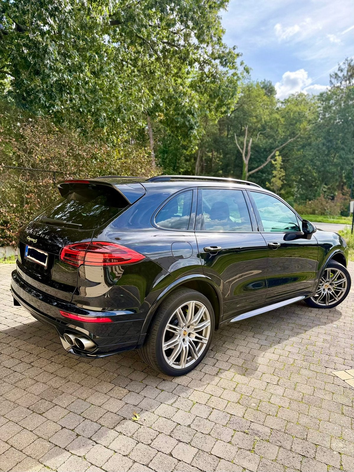 Porsche Cayenne S E-Hybrid 3.0 V6, Auto's, Cayenne, Zwart, Leder, Particulier