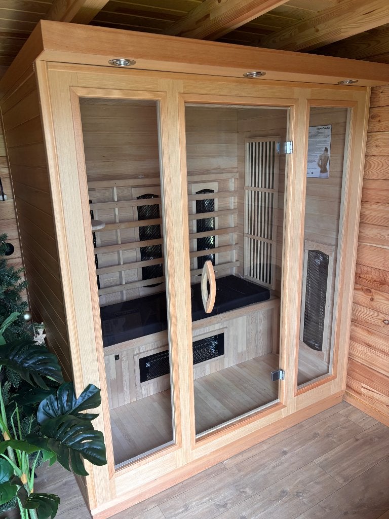 Infrarood sauna 3 personen, Sports & Fitness, Enlèvement, Comme neuf, Infrarouge, Sauna complet