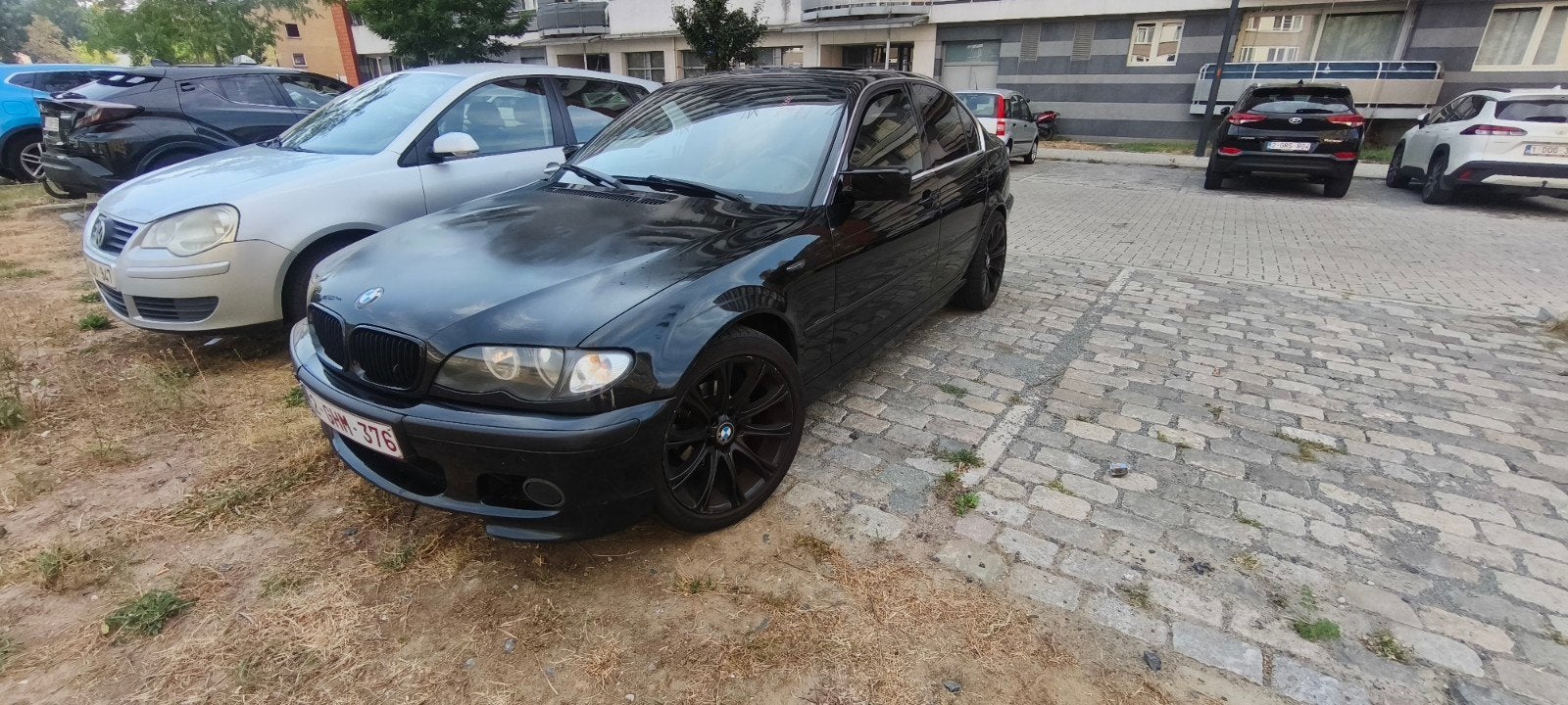 BMW E46 318 m paket, Auto's, BMW, Achterwielaandrijving, 318 cc, Zwart, Zwart