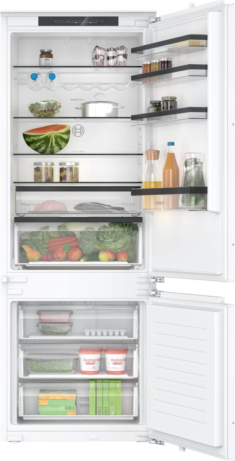 Réfrigérateur combiné encastrable Bosch KBN96SFE0 – NEUF, Electroménager, Neuf, Congélateur, Enlèvement, 60 à 90 cm