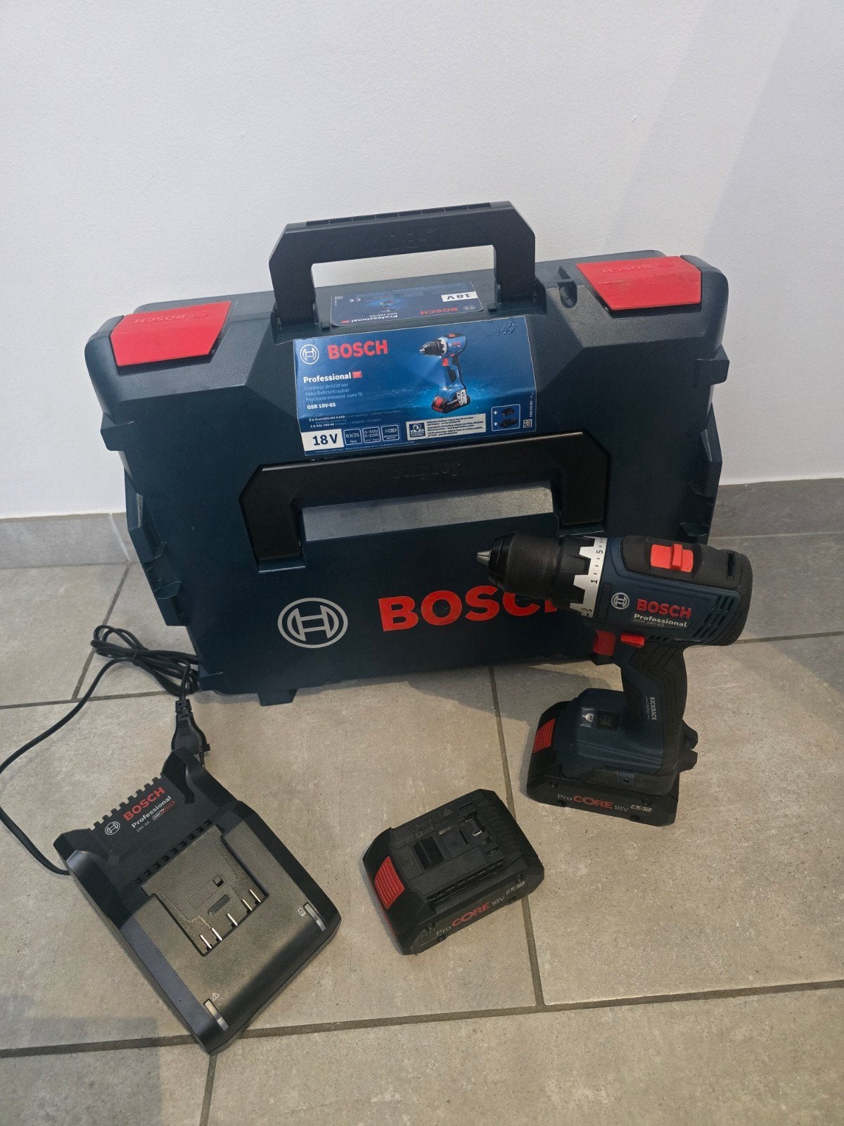 Bosch Professional GSR 18V-65, Enlèvement, Bosch
