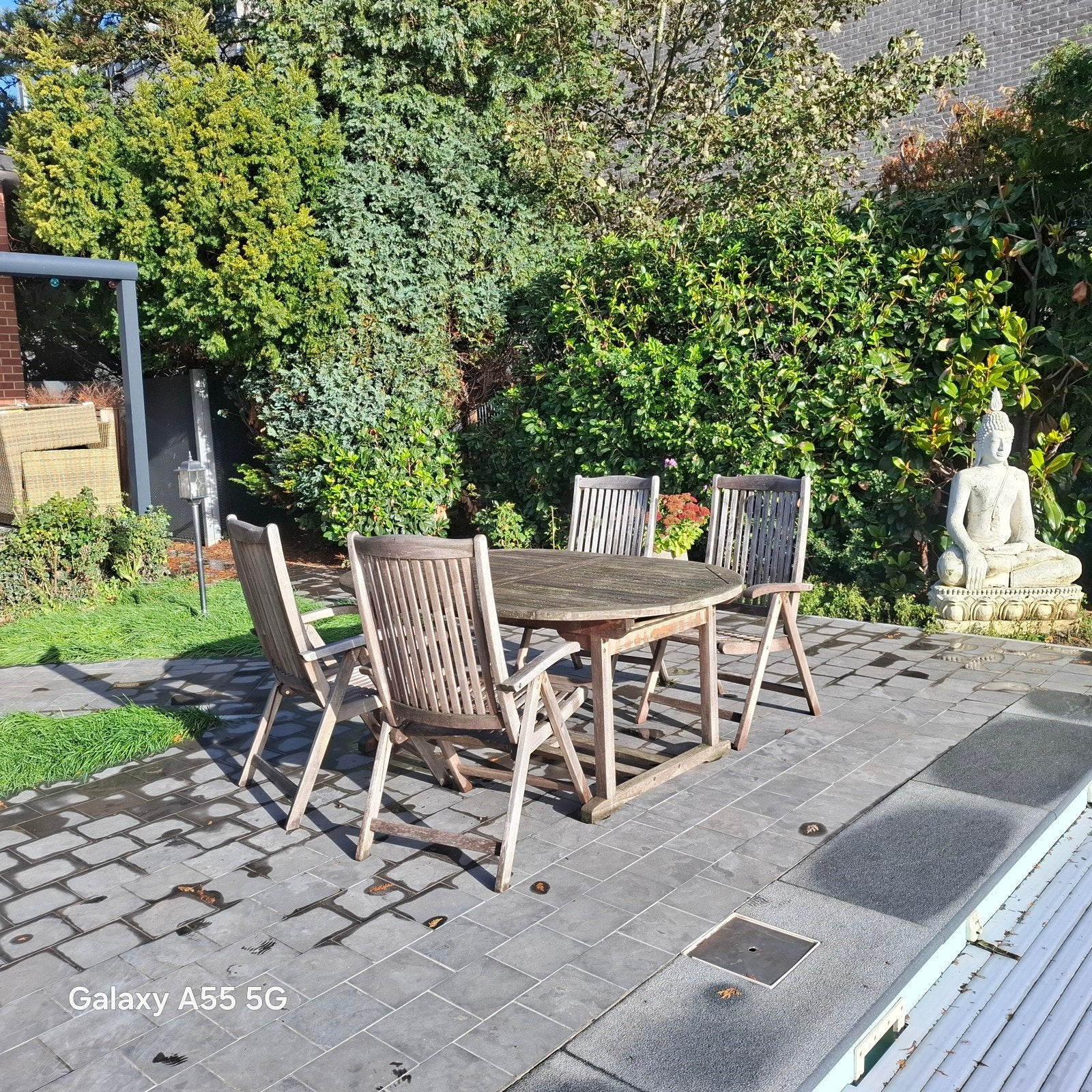 Ensemble de jardin en teck, Enlèvement