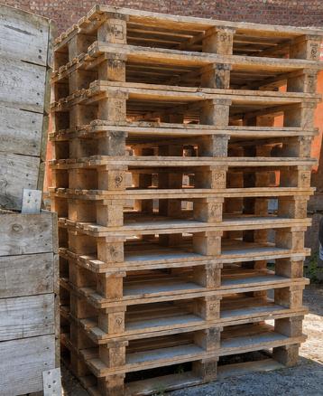 14 CP1 paletten – stevige werfpaletten, Doe-het-zelf en Bouw, Ophalen, Gebruikt, Steigerhout, Pallet