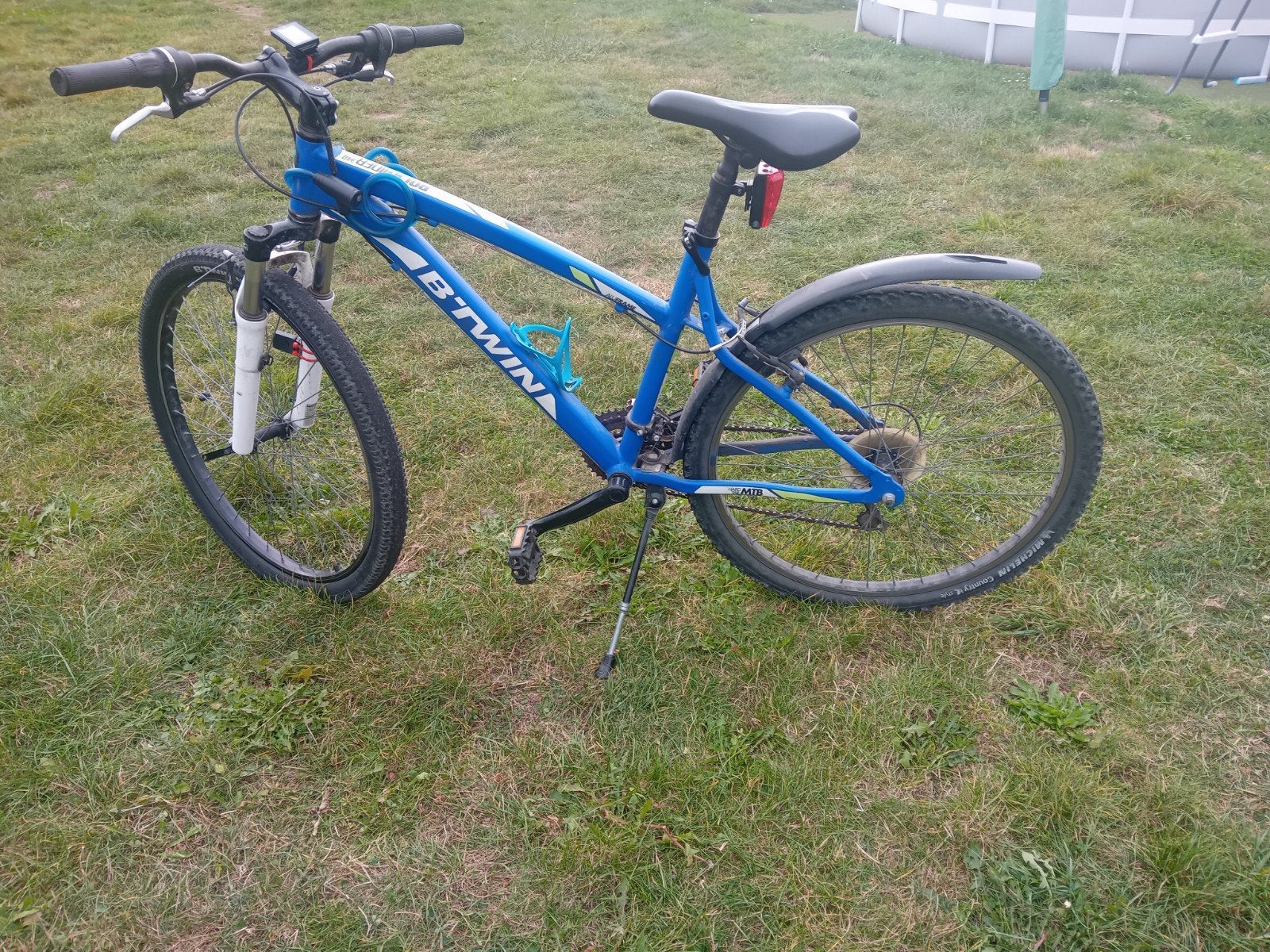 rockrider 340 in blauw. kindermaat, Fietsen en Brommers, Gebruikt, Ophalen, Overige merken, Heren