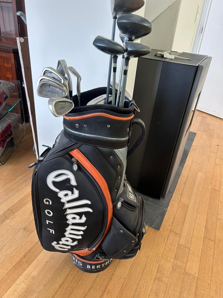 Golfset Mizuno in Callaway zak, Sport en Fitness, Ophalen, Zo goed als nieuw, Callaway