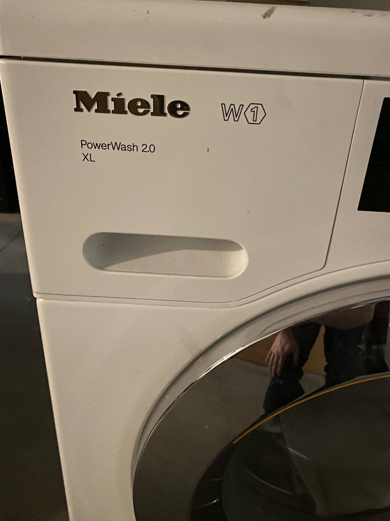 miele wasmachiene, Ophalen, Gebruikt, Voorlader, 85 tot 90 cm
