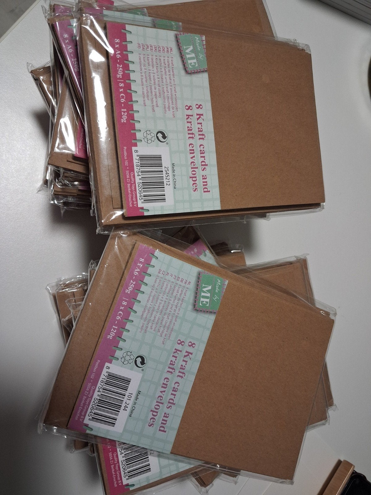 NIEUW !! Assortiment kaarten + omslagen - enveloppen, Divers, Papeterie, Enlèvement