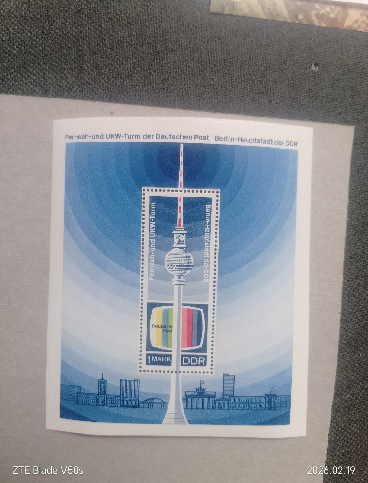 Timbres postaux | TV Turm Berlin, Enlèvement ou Envoi