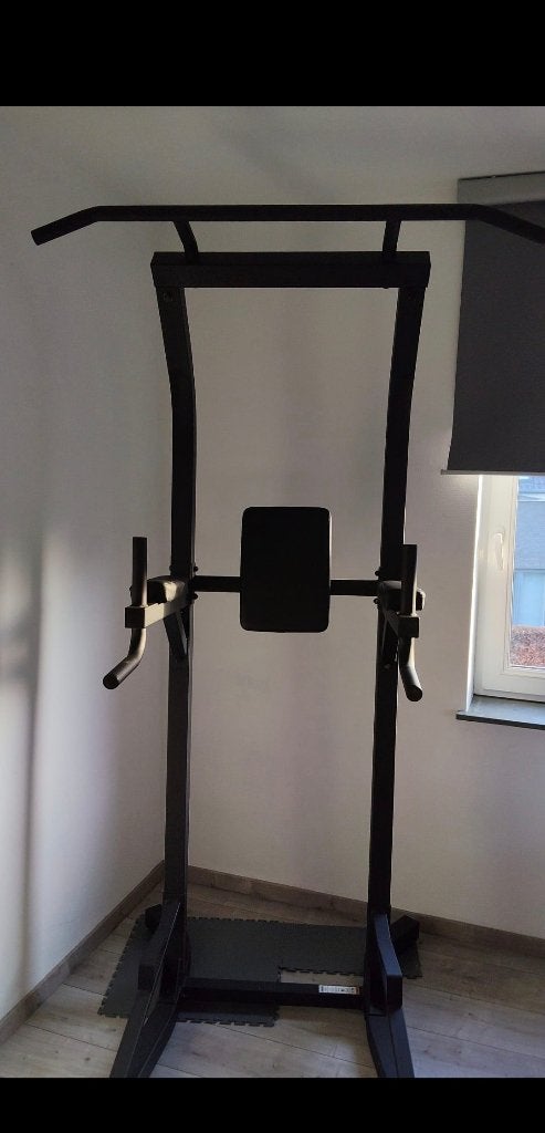 Domyos power tower training station, Sport en Fitness, Ophalen, Krachtstation, Zo goed als nieuw, Buik