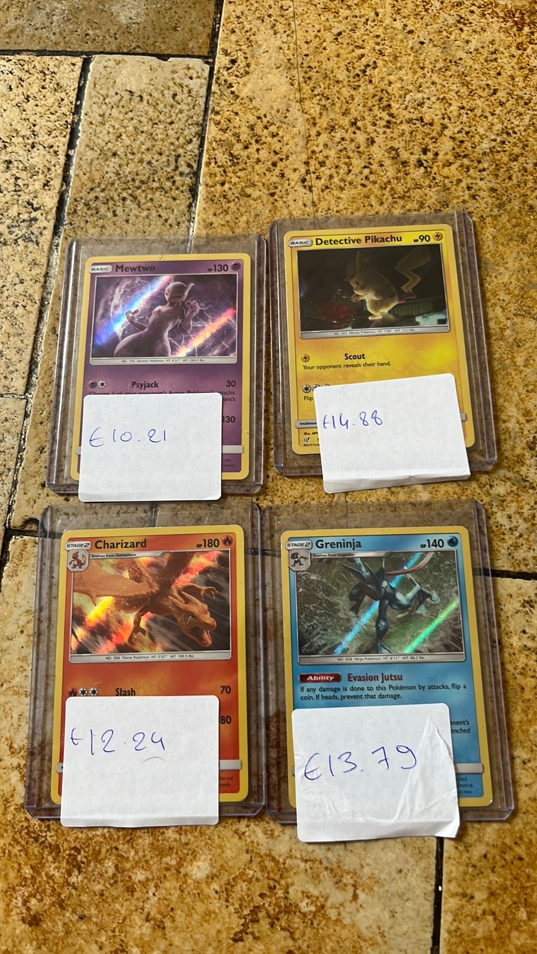 Pokemon kaarten detective pikachu, Hobby en Vrije tijd, Verzamelkaartspellen | Magic the Gathering, Verzenden, Zo goed als nieuw