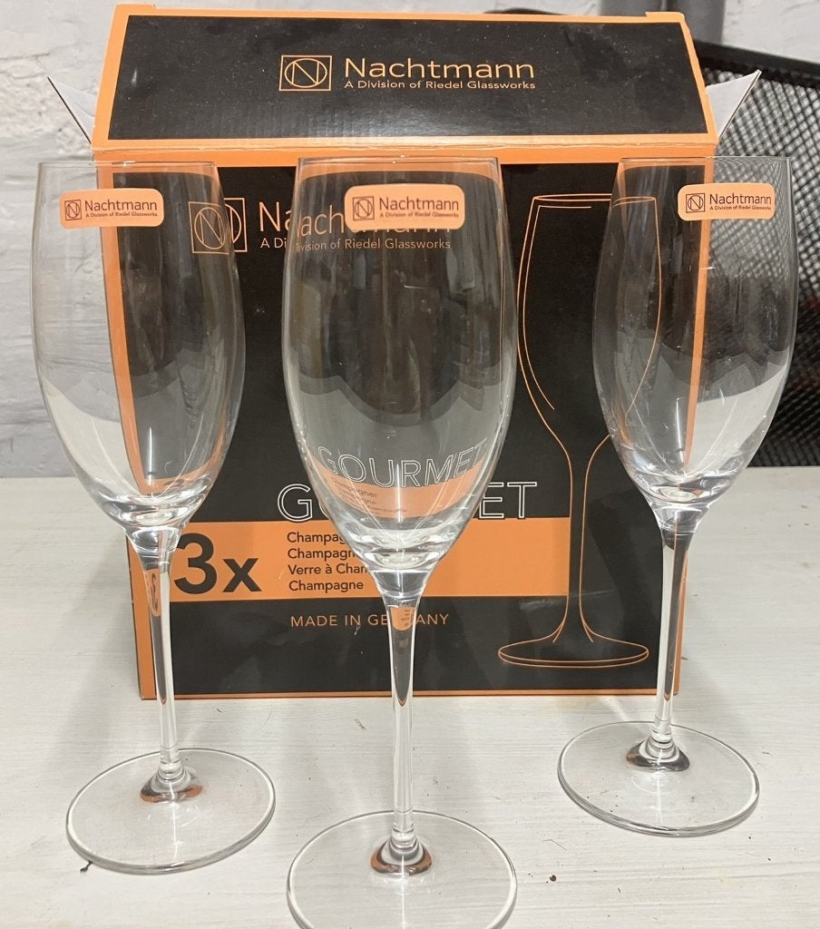 Nachtmann - set 3 champagneglazen, Enlèvement ou Envoi