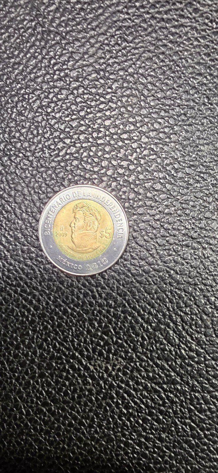 Mexico 5 peso 2009 Augistin de Iturbide, Timbres & Monnaies, Enlèvement ou Envoi