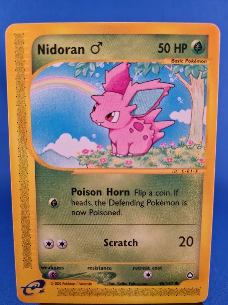 Nidoran  96/147 - Aquapolis, Verzenden, Gebruikt