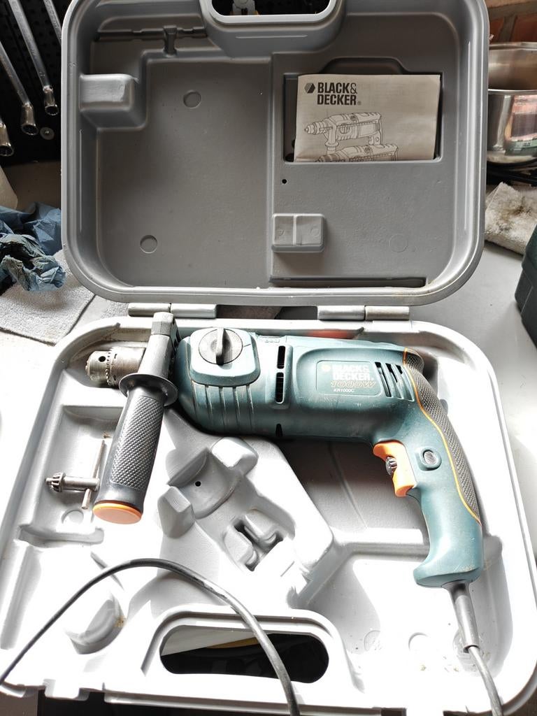Black&Decker klopboormachine., Ophalen