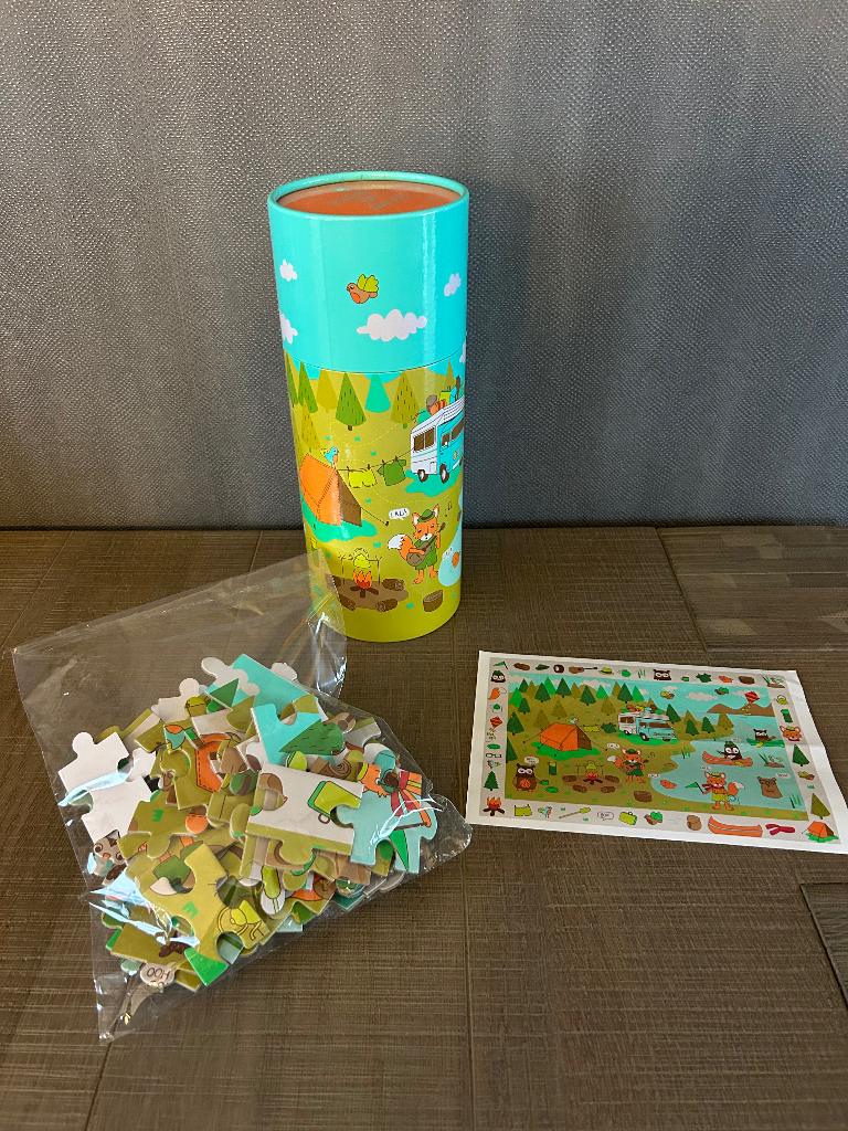 Puzzel HEMA 100 stukjes, Ophalen of Verzenden, Meer dan 50 stukjes, Zo goed als nieuw