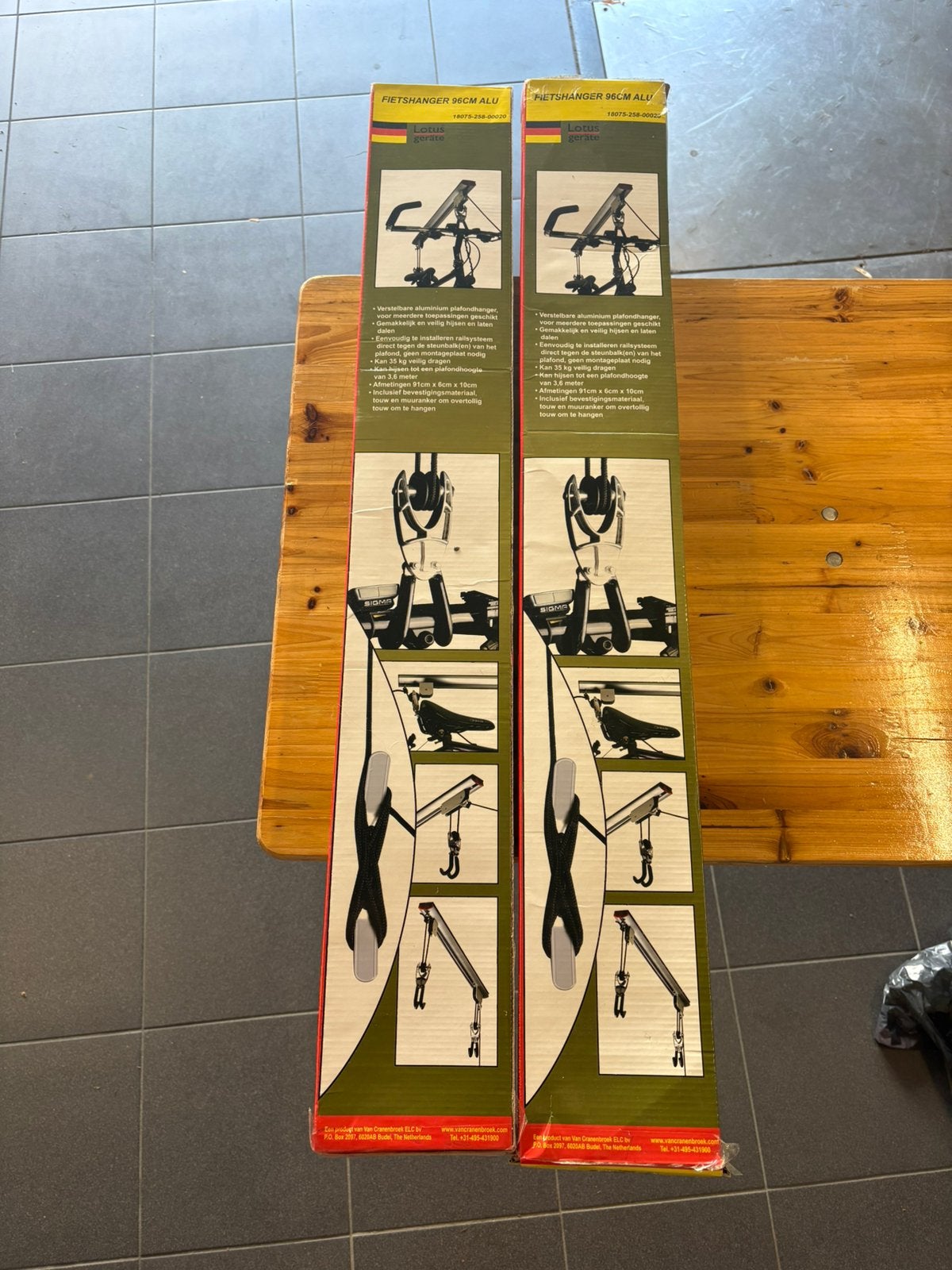 2 fietsenhangers (nieuw) 96 cm, Enlèvement, Neuf