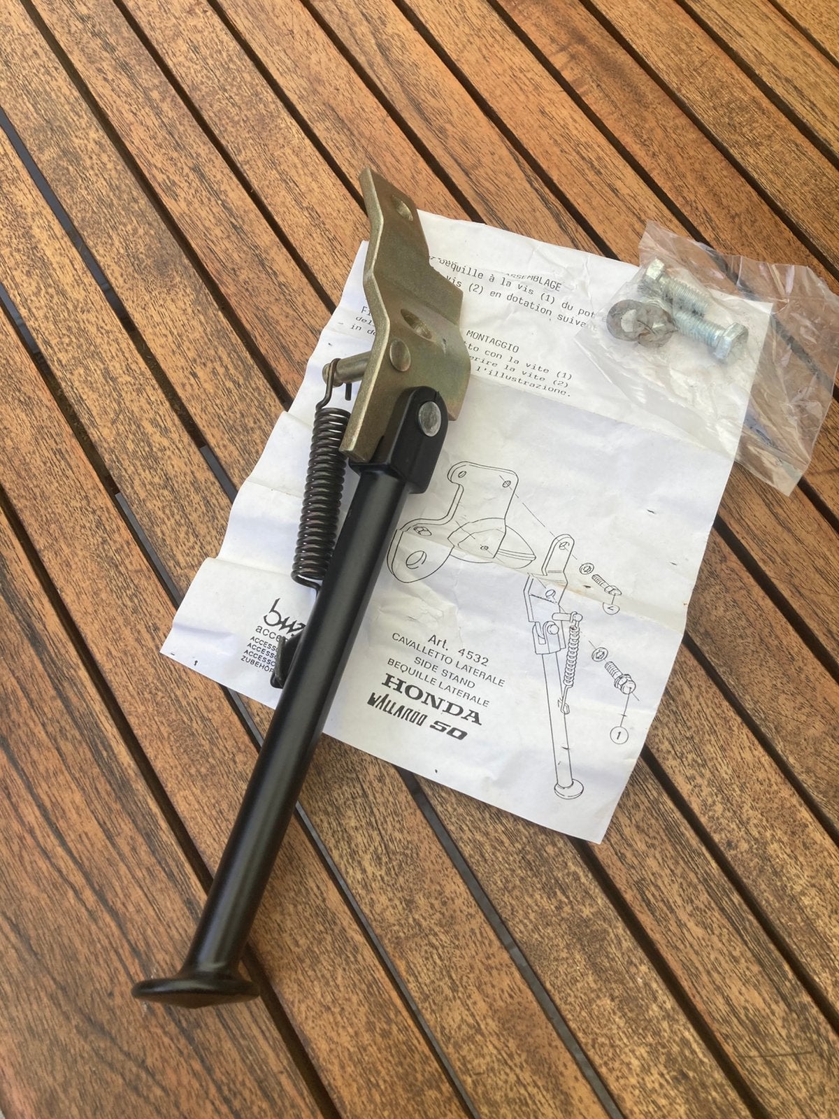 Honda Wallaroo Buzzetti staander, Ophalen of Verzenden, Nieuw