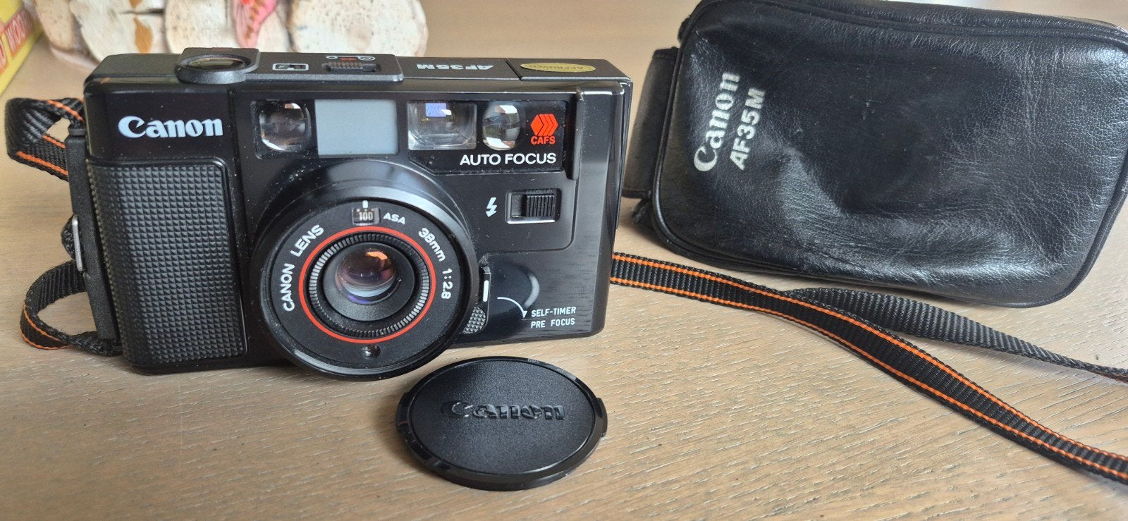 Canon AF35M AUTO FOCUS, Ophalen of Verzenden, Zo goed als nieuw, Canon