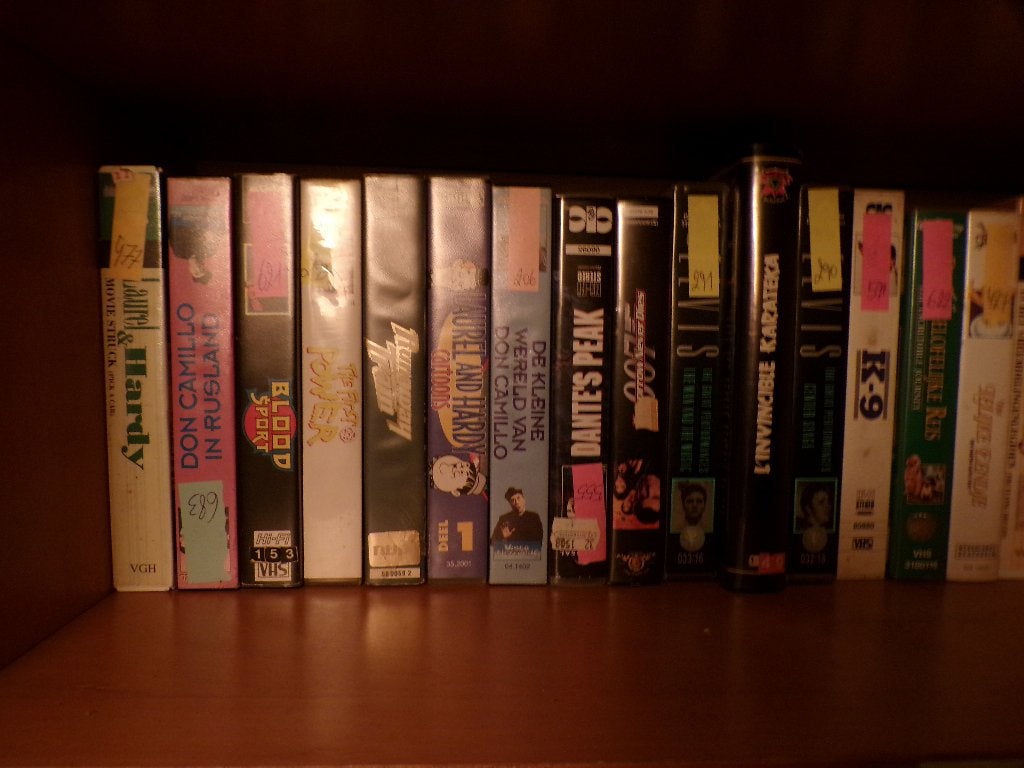 .vhs reeks 2 lotje originele vhs films, Ophalen, Nederlands ondertiteld, Actie en Avontuur, Vanaf 12 jaar