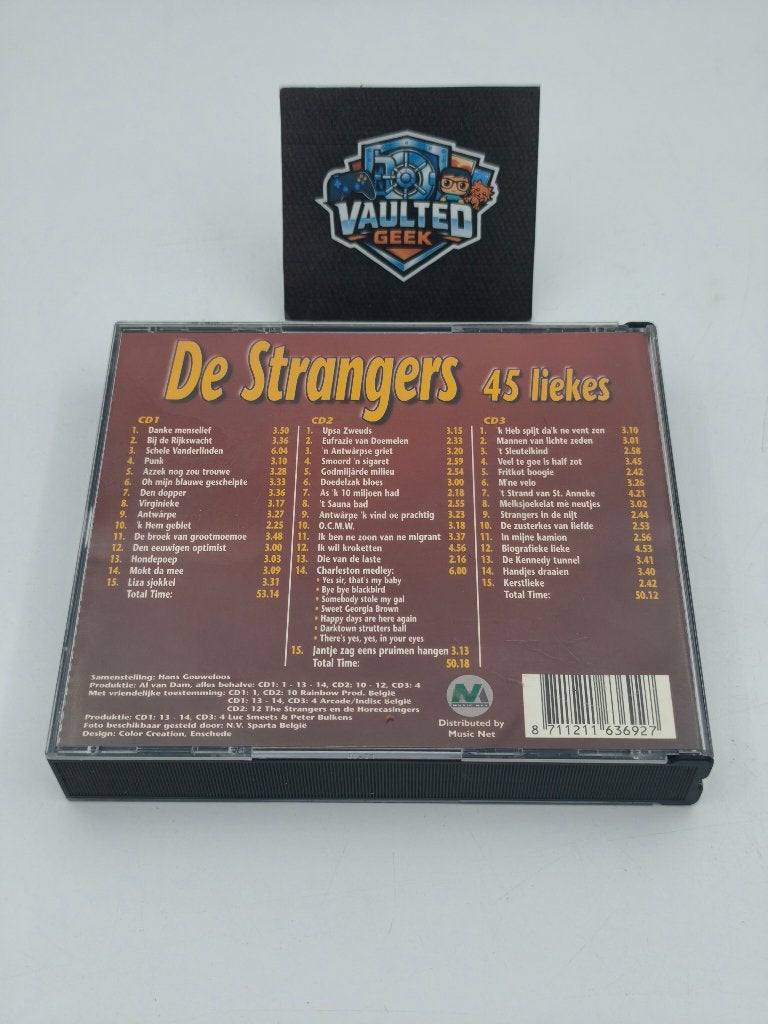 De Strangers 45 liekes 3CD, Cd's en Dvd's, Cd's | Nederlandstalig, Ophalen of Verzenden, Zo goed als nieuw, Streekmuziek