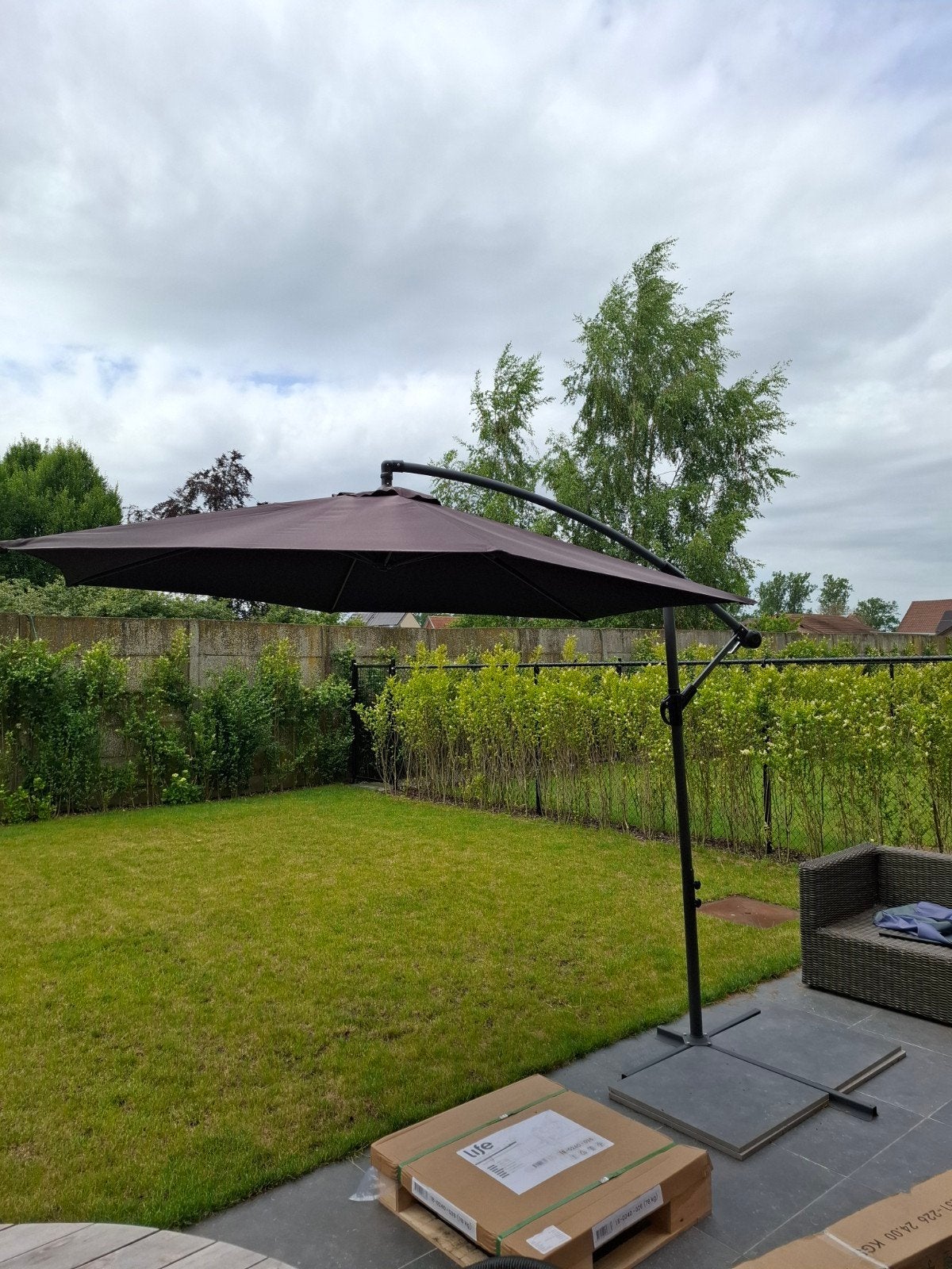 Zweefparasol, Tuin en Terras, Ophalen, Zweefparasol