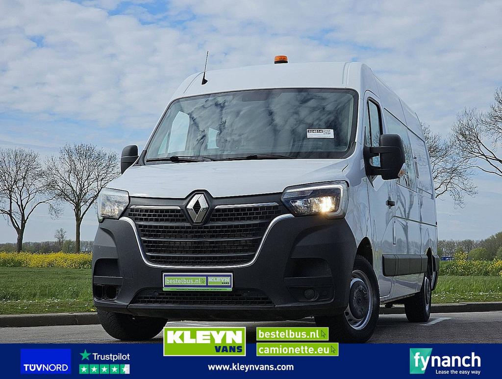 Renault MASTER 2.3 L3H2 Dubbele Cabine!, Auto's, Bestelwagens en Lichte vracht, Renault, Wit, Bedrijf, Te koop
