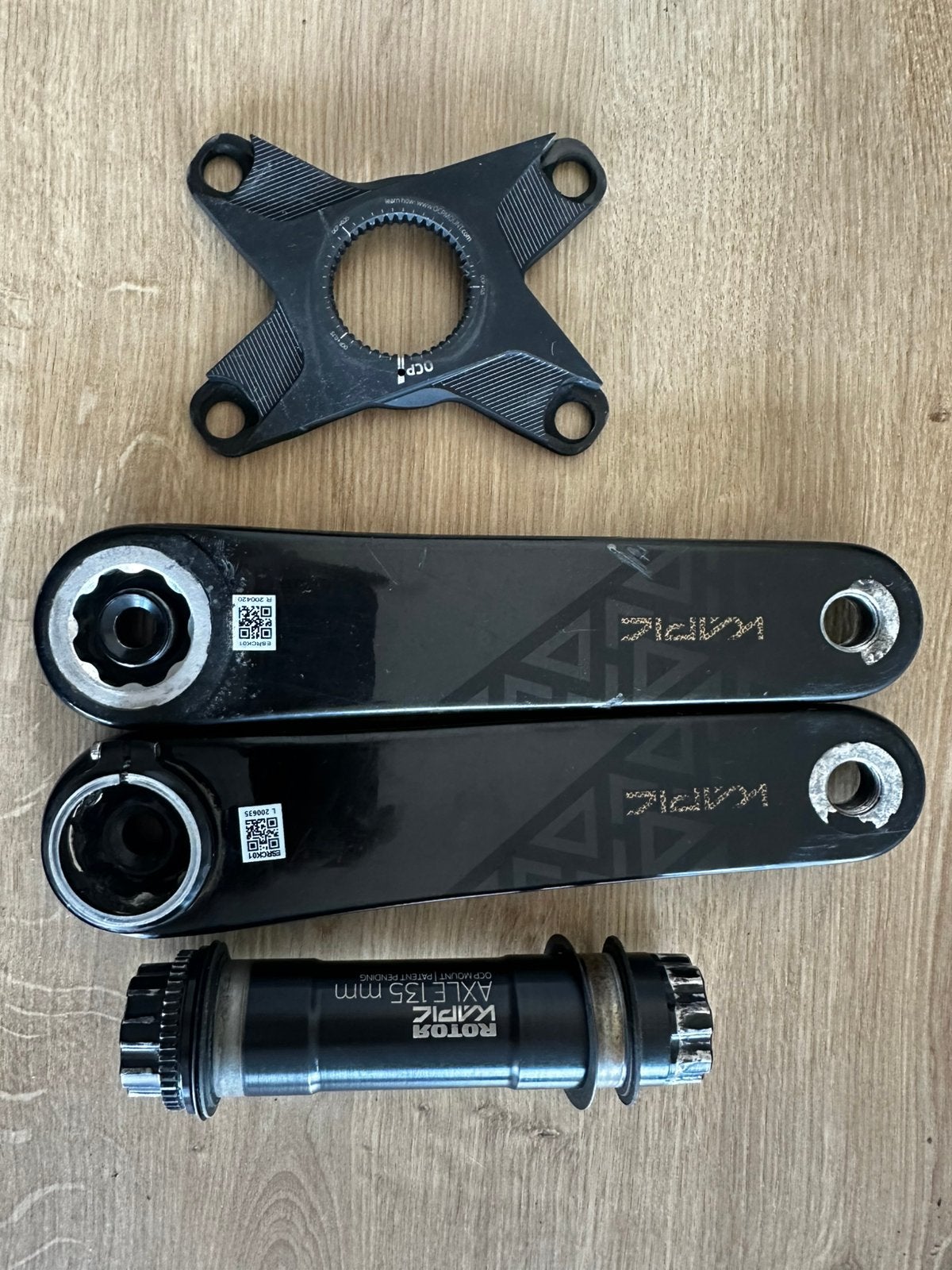 Rotor Kapic Carbon crankset, Pédalier ou Pédales, Enlèvement ou Envoi, Utilisé, Mountainbike
