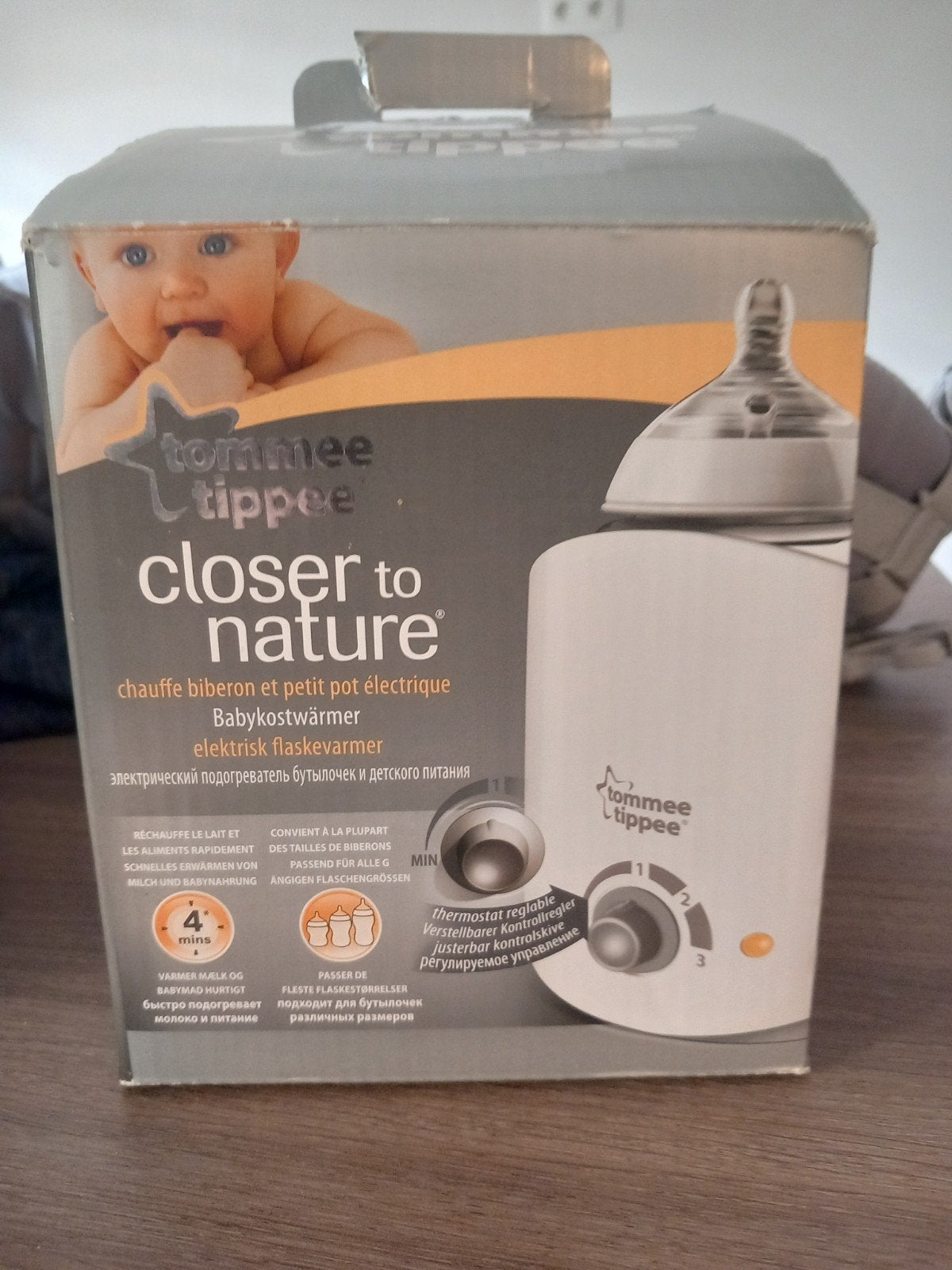 Flessenwarmer Tommee Tippee, Ophalen