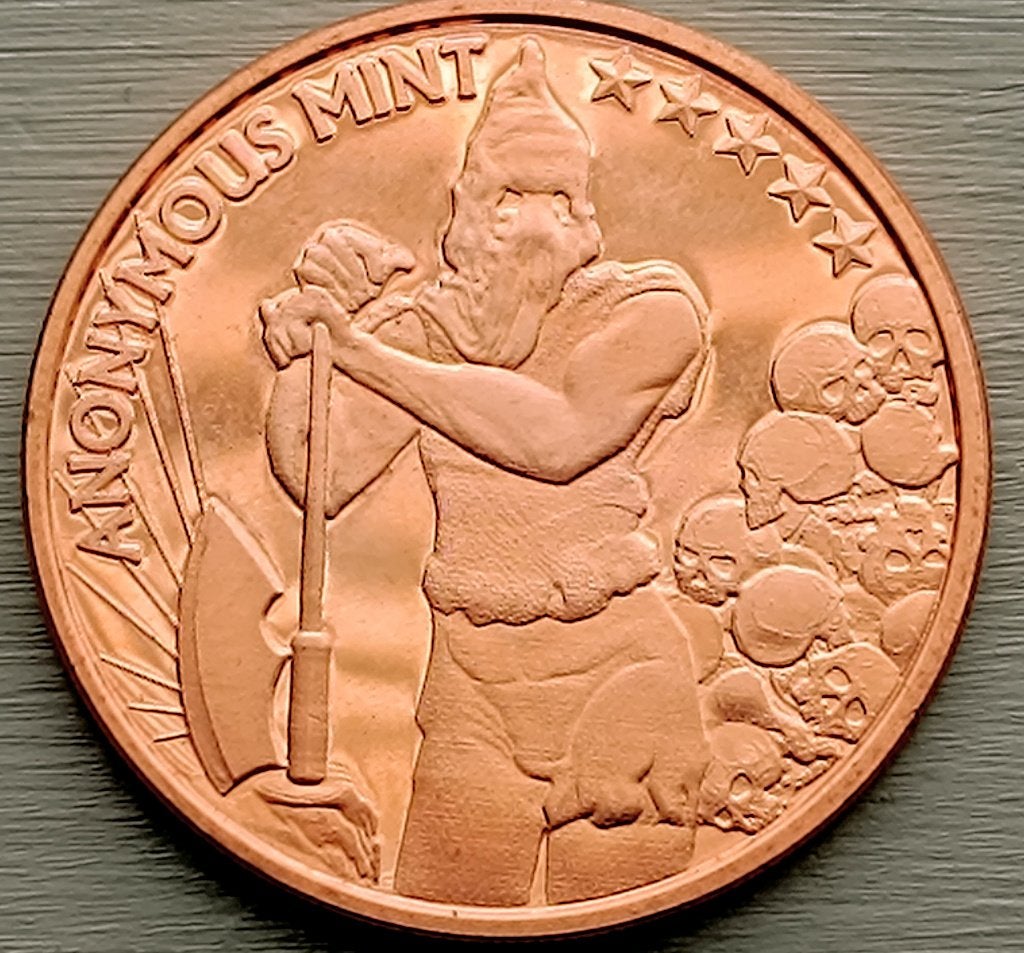 medaille Anonymus mint:0,999oz koper: de beul, Enlèvement ou Envoi