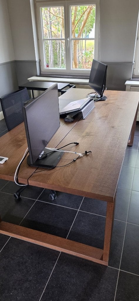 eetkamer tafel morbylanga Ikea, Ophalen, Zo goed als nieuw