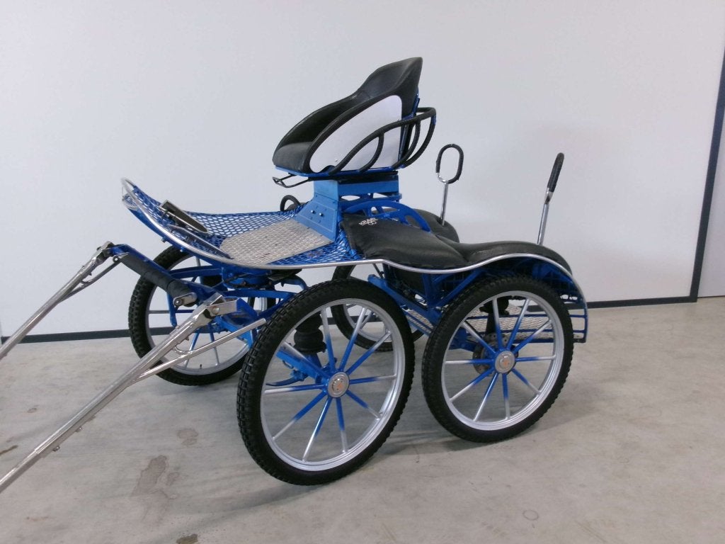 Enkelspan marathonwagen. 25/27 inch. Ergonomic. Nette staat, Animaux & Accessoires, Voitures & Carrosses, Utilisé, Calèche marathon