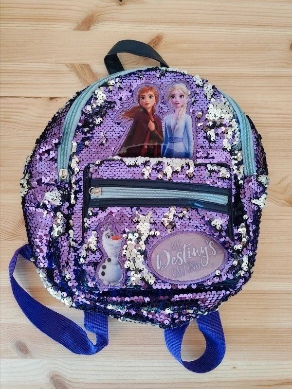 Frozen rugzakje, Handtassen en Accessoires, Tassen | Schooltassen, Minder dan 30 cm, Rugtas, Paars, Ophalen of Verzenden