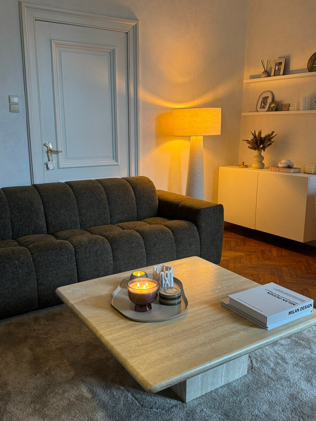 Travertin salontafel, Ophalen, Zo goed als nieuw