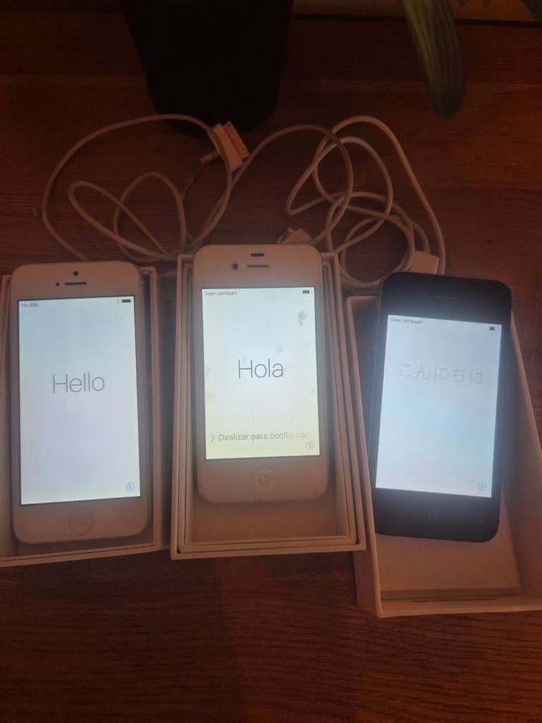 Iphone 4s en 57, Ophalen