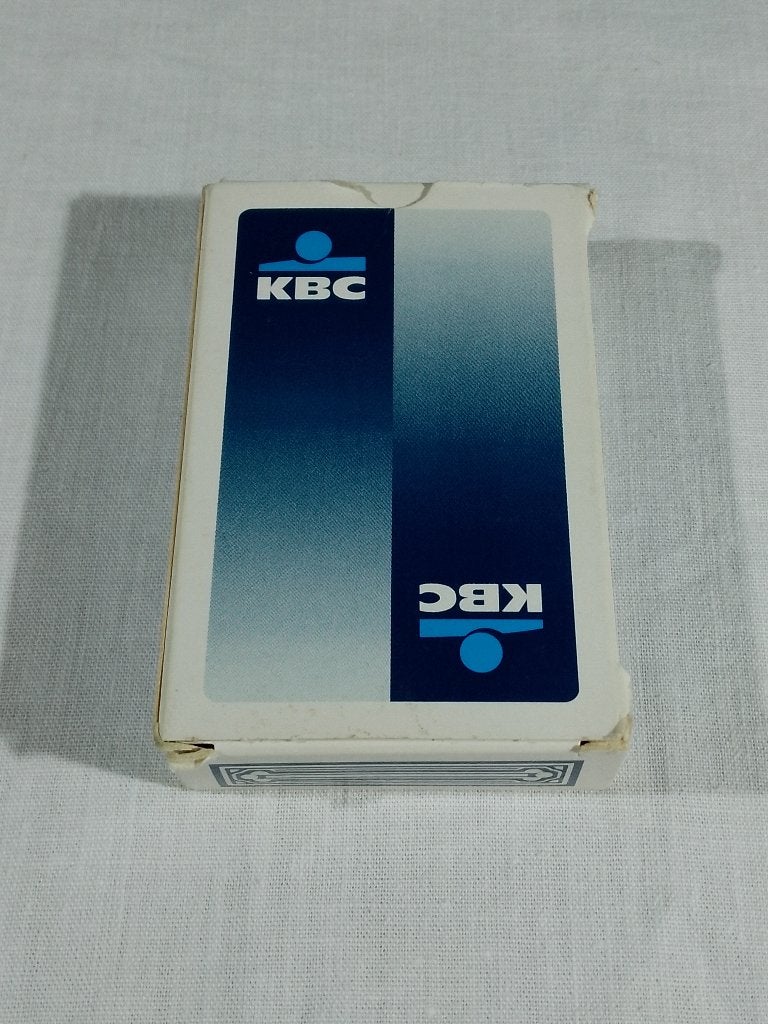 Oud KBC Cartamundi Kaartspel – Bridge/Poker – Originele Doos, Enlèvement ou Envoi, Utilisé, Carte(s) à jouer