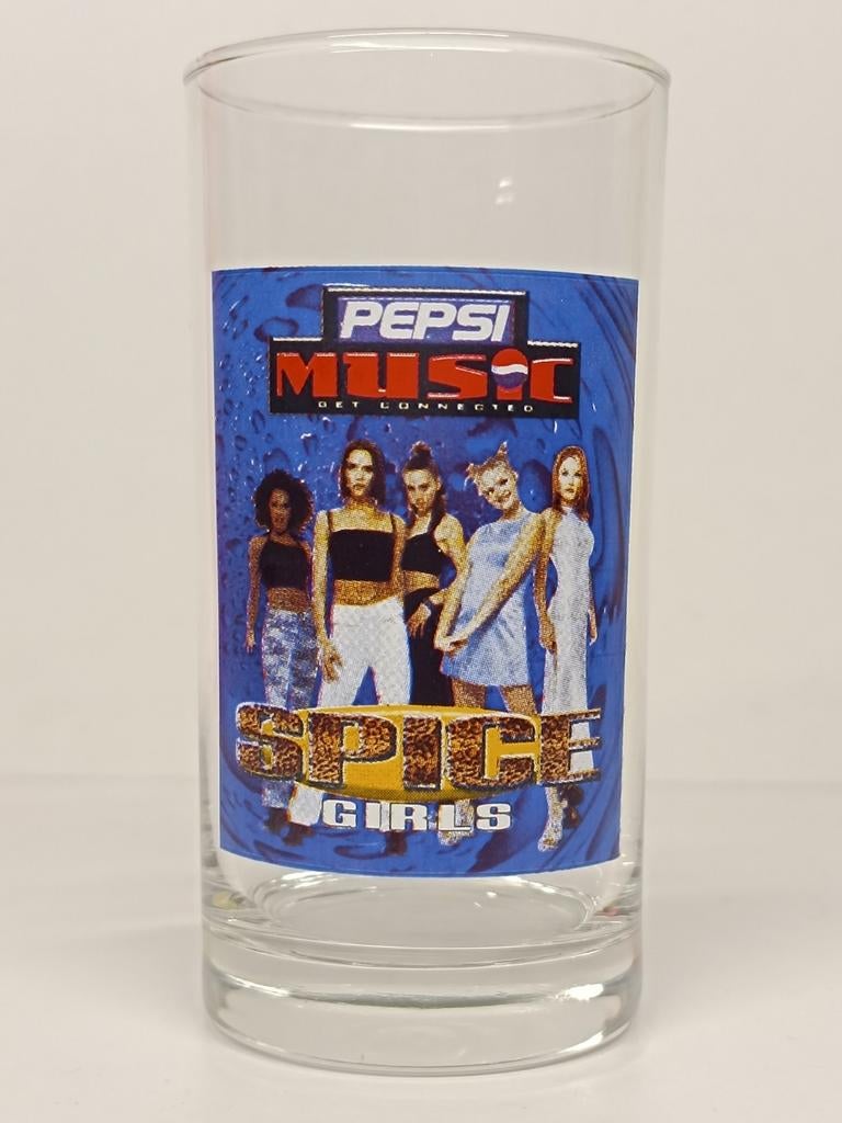 Spice Girls Pepsi Music 90's vintage glas, Enlèvement ou Envoi