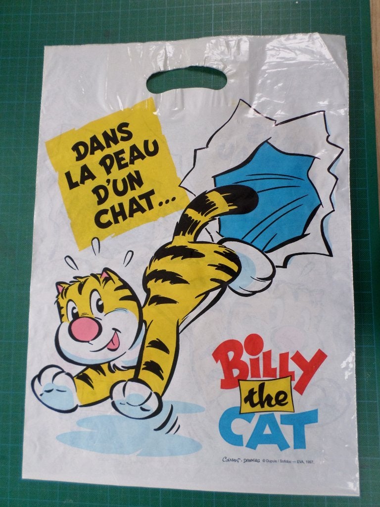 Billy the cat - sac plastique - 1997, Enlèvement ou Envoi, Autres personnages, Utilisé, Autres types