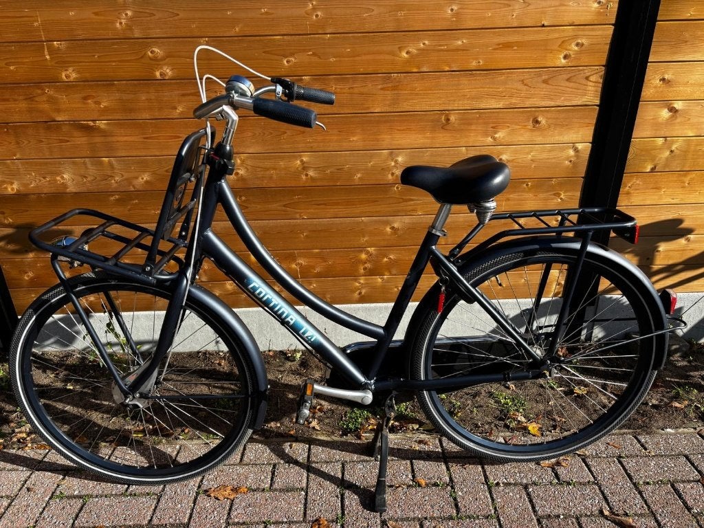 Cortina U4 Transport damesfiets, Fietsen en Brommers, Terugtraprem, Gebruikt, (Extra) lage instap, 47 tot 50 cm