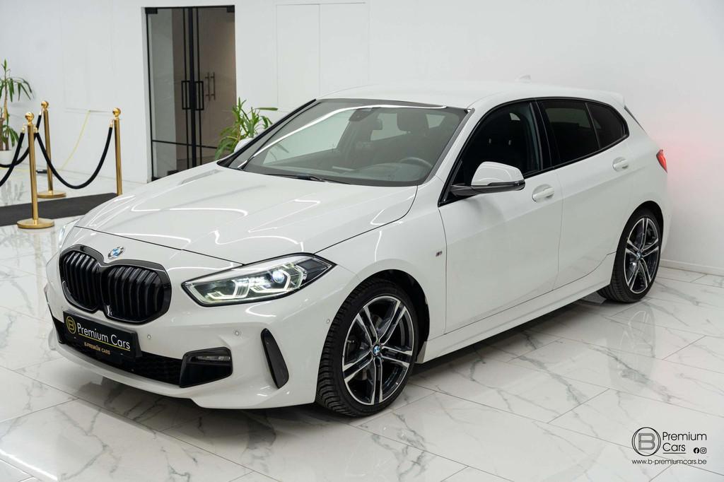 BMW 118 ia M-Sport Pakket! Camera, Led, Harman kardon!, Auto's, BMW, Automaat, 1 Reeks, Gebruikt, Wit