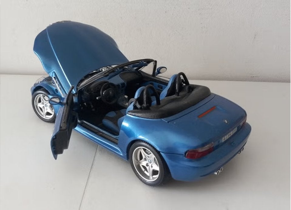 Bmw Z3 M cabrio automodel , schaal 1:18, Ophalen, Zo goed als nieuw, Auto