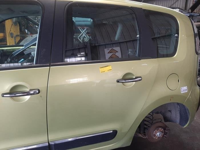 Portière 4portes arrière gauche d'un Citroen C3 Picasso (K, -, 3 mois de garantie, Utilisé, Porte